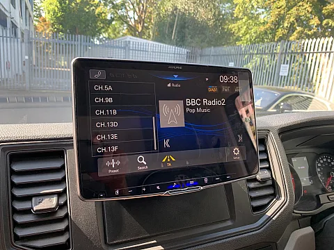 VW Crafter 2022 upgraded with Alpine ILX-F115D Car Stereo