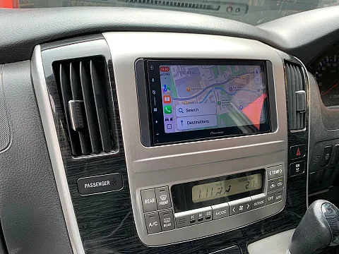 Toyota Alphard 2005 fitted with Pioneer SPH-DA77DAB wireless CarPlay Android Auto stereo