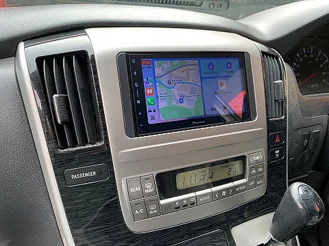 Toyota Alphard 2005 fitted with Pioneer SPH-DA77DAB wireless CarPlay Android Auto stereo