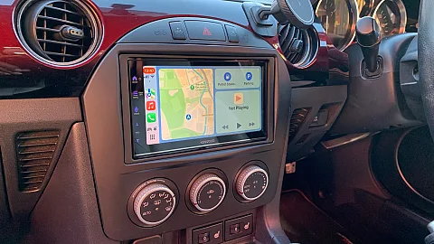 Mazda MX-5 2014 model upgraded with Kenwood DMX7722DABS Wireless CarPlay Stereo