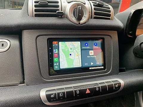 Smart Car 2012 upgraded with Pioneer SPH-EVO64DAB CarPlay/Android Auto Stereo