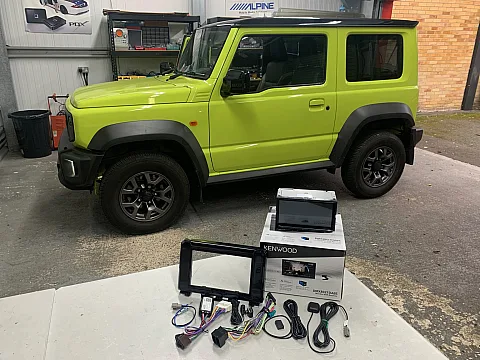 Suzuki Jimny 2018 upgraded with Kenwood DMX8021DABS CarPlay Stereo