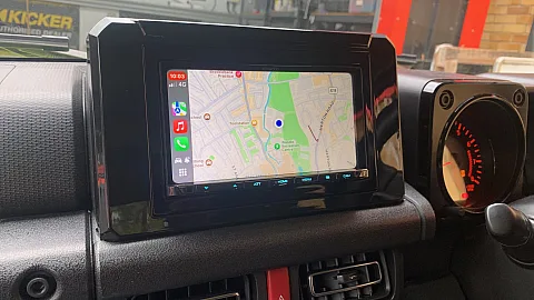 Suzuki Jimny 2018 upgraded with Kenwood DMX8021DABS CarPlay Stereo