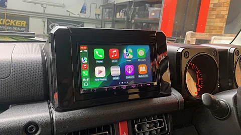 Suzuki Jimny 2018 upgraded with Kenwood DMX8021DABS CarPlay Stereo