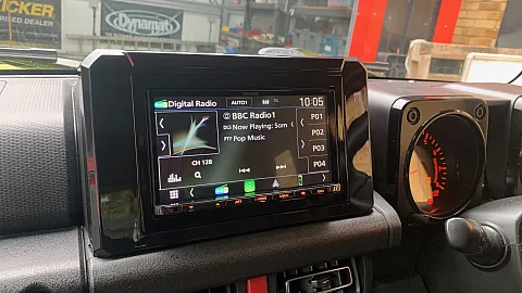 Suzuki Jimny 2018 upgraded with Kenwood DMX8021DABS CarPlay Stereo