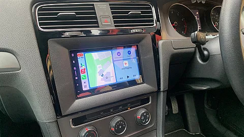 VW Golf 2014 upgraded with Pioneer SPH-DA77DAB CarPlay stereo Upgrade Kit