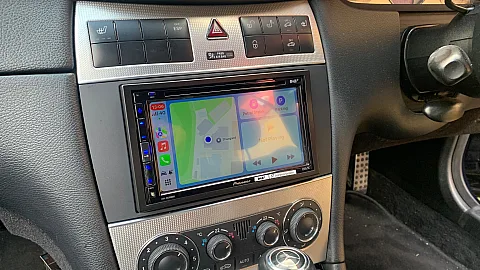 Mercedes CLK 2006 Fitted with Pioneer AVH-Z5200DAB Multimedia Stereo