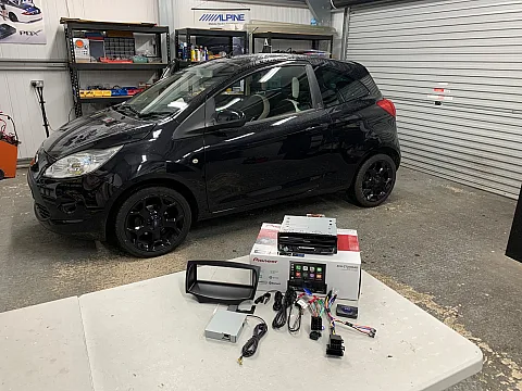 Ford KA 2016 Upgraded with a Pioneer AVH-Z7200DAB head unit