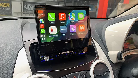Ford KA 2016 Upgraded with a Pioneer AVH-Z7200DAB head unit