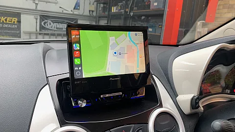 Ford KA 2016 Upgraded with a Pioneer AVH-Z7200DAB head unit