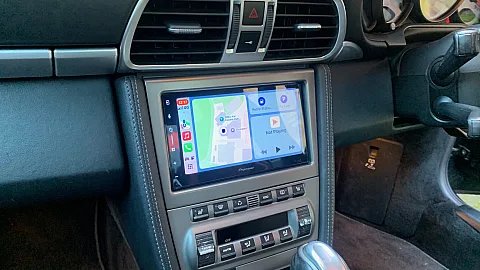 Porsche 911 (997) 2006 Upgraded with Pioneer SPH-DA77DAB CarPlay Stereo