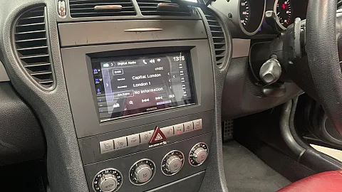Mercedes-Benz SLK 2006 fitted with Kenwood DMX7722DABS Wireless CarPlay Stereo
