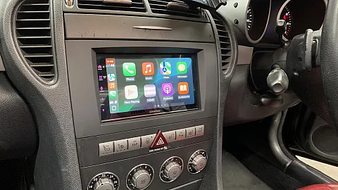 Mercedes-Benz SLK 2006 fitted with Kenwood DMX7722DABS Wireless CarPlay Stereo
