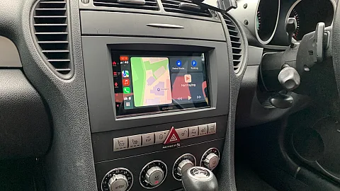 Mercedes-Benz SLK 2006 fitted with Kenwood DMX7722DABS Wireless CarPlay Stereo