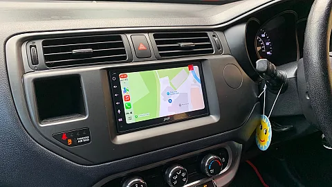 Kia Rio 2012 upgraded with Stinger IE268E CarPlay Stereo