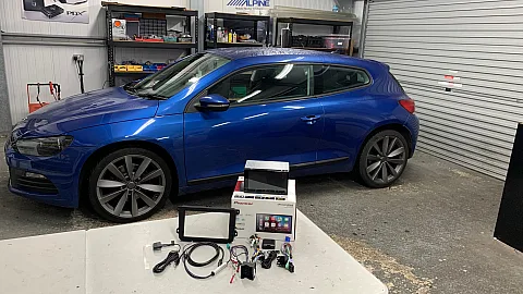 VW Scirocco 2009 upgraded with Pioneer SPH-DA160DAB CarPlay Stereo