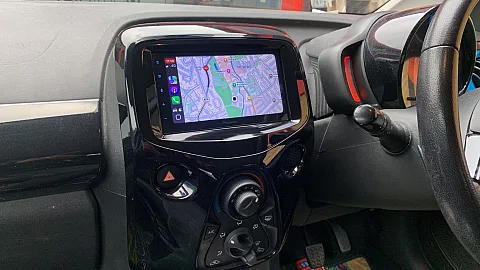 Toyota Aygo 2016 upgraded with Pioneer SPH-DA160DAB CarPlay Stereo