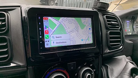 Fiat Ducato 2025 upgraded with Pioneer SPH-DA77DAB CarPlay Stereo