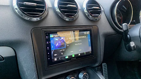 Audi TT 2012 Upgraded with Kenwood DMX6523DABS 6.8" CarPlay Stereo