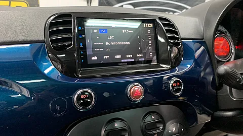 Fiat 500 2015 Fitted with KENWOOD DMX 7722DABS CarPlay Stereo