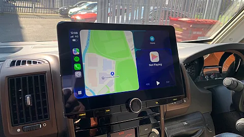 Fiat Ducato 2018 Campervan Upgraded with Kenwood DNR992RVS Stereo