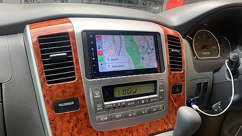 Toyota Alphard 2002 installed with Pioneer SPH-DA77DAB 6.8" CarPlay Stereo