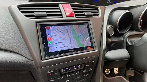Honda Civic 2014 upgraded with Pioneer SPH-DA77DAB 6.8" CarPlay Stereo