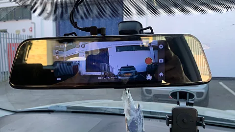 Pioneer VREC-150MD 2-Channel Dash Camera Installed in 2005 Honda CR-V