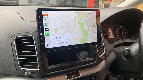 VW Sharan 2016 upgraded with Pioneer SPH-EVO98DAB 9" CarPlay / Android Auto Stereo