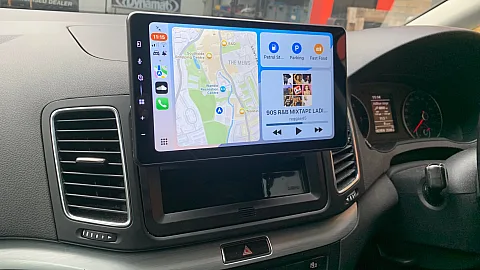 VW Sharan 2016 upgraded with Pioneer SPH-EVO98DAB 9" CarPlay / Android Auto Stereo