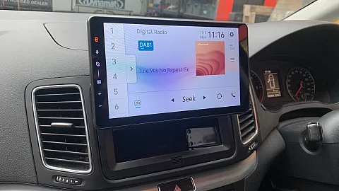 VW Sharan 2016 upgraded with Pioneer SPH-EVO98DAB 9" CarPlay / Android Auto Stereo