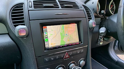 Mercedes SLK 2010 Upgraded with KENWOOD DMX8021DABS CarPlay stereo