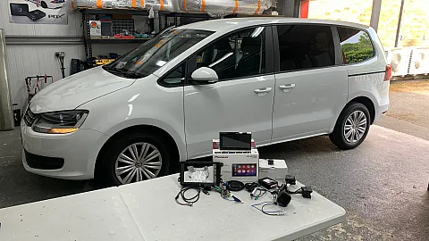 VW Sharan 2018 fitted with Pioneer SPH-DA77DAB CarPlay Stereo & Reversing Camera