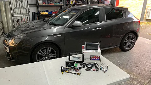 Alfa Romeo Giulietta 2016 Upgraded with Pioneer SPH-DA77DAB 6.8" CarPlay Android Auto Stereo