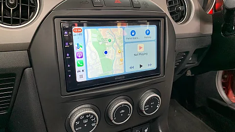Mazda MX-5 2012 upgraded with Kenwood DMX5023DABS 6.8" Android Auto CarPlay Stereo