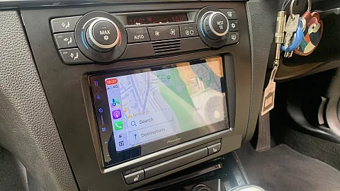 BMW 1 Series 2009 upgraded with Pioneer SPH-DA77DAB 6.8" CarPlay Android Auto Stereo