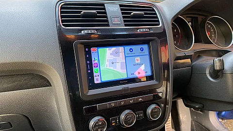 VW Scirocco 2015 upgraded with Pioneer SPH-DA77DAB 6.8" CarPlay stereo