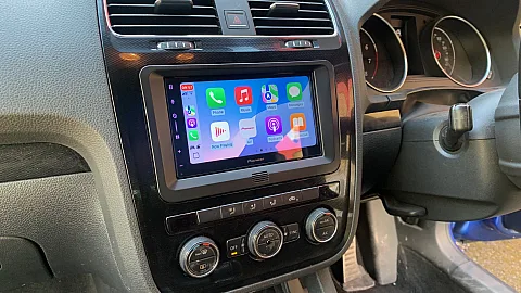 VW Scirocco 2015 upgraded with Pioneer SPH-DA77DAB 6.8" CarPlay stereo