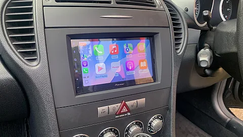 Mercedes-Benz SLK 200 2008 upgraded with Pioneer SPH-DA77DAB CarPlay stereo