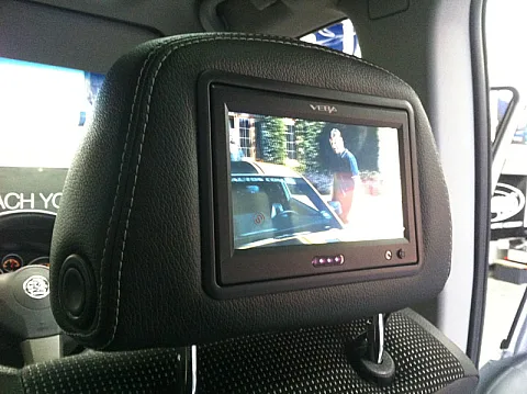 Vauxhall Zafira 2007 headrest screens install