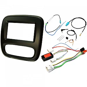 InCarTec FK-942-NAV Renault Trafic Double Din Stereo Fascia Fitting Kit (NAVIGATION SYSTEMS)