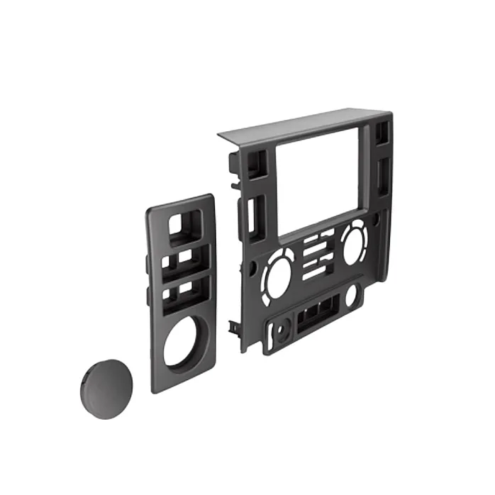 ACV 381260-05-2 Landrover Defender (2007 - 2016) Double Din Radio Fascia Panel - Matt Black