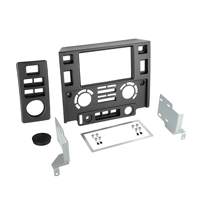 ACV 381260-05-2 Landrover Defender (2007 - 2016) Double Din Radio Fascia Panel - Matt Black