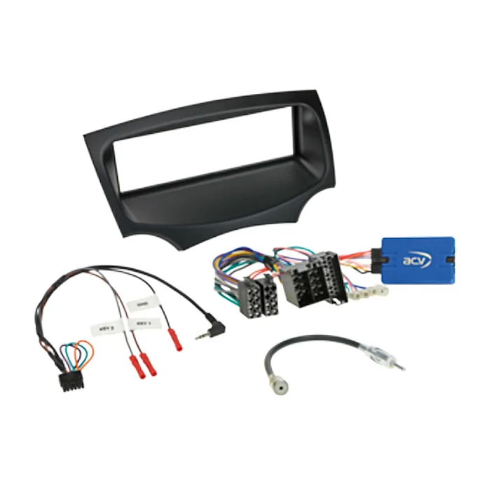 ACV 611114-19-1 Single Din Car Stereo Fitting Kit Fascia, Steering Control Adaptor