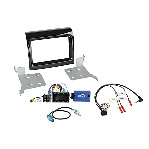 ACV 621094-35-3 Fiat Ducato 2015-2021 Double Din Stereo Fascia, Steering Control & Aerial Fitting Kit