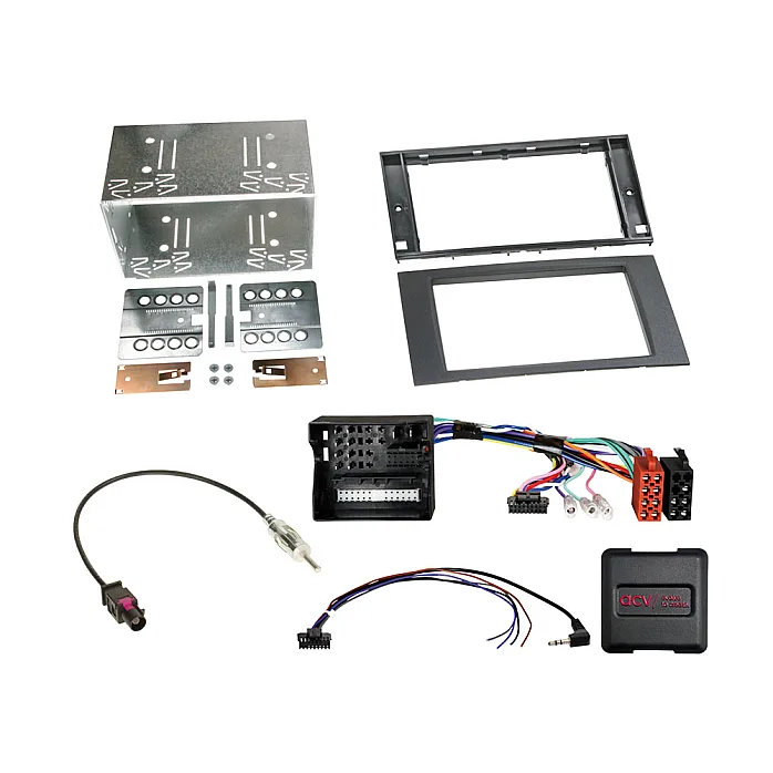 ACV 621114-15-4 Ford Double Din Car Stereo Black Fascia Fitting Kit