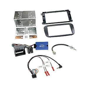 ACV 621114-19-4 Ford Focus, Mondeo Black Double Din Car CD Stereo Fascia Fitting Kit
