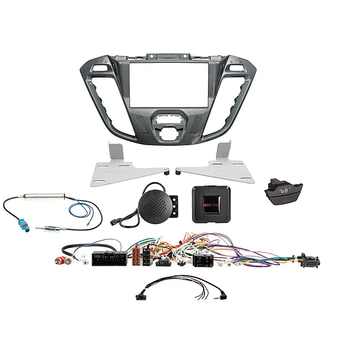 ACV 621114-26-5 Ford Transit Custom 2012-2016 Double Din Stereo Fascia Fitting Kit (Nebula Piano Optic)