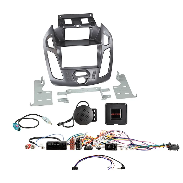 ACV 621114-27-1-3 Ford Transit Connect Pegasus Blue Grey Double Din Car Stereo Fascia Fitting Kit