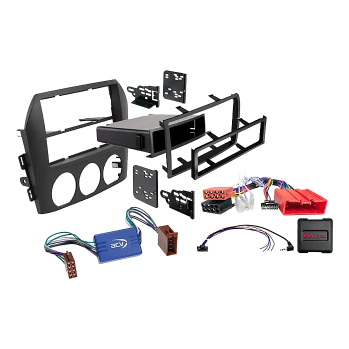 ACV 621170-05-1 Mazda Miata, MX-5 2006-2008 (BOSE / Non BOSE) Complete Double DIN Car Stereo Fitting Kit
